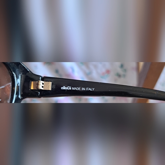 EUC Ellegi Mocha Tortoise Shell Cat Eye Neutral Glasses Sunglasses Shades Frames - Picture 6 of 6